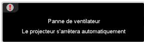 OPTOMA EH2060 - ? Messages à l'écran - 1