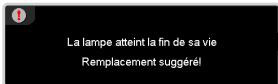 OPTOMA EH2060 - ? Messages à l'écran - 3
