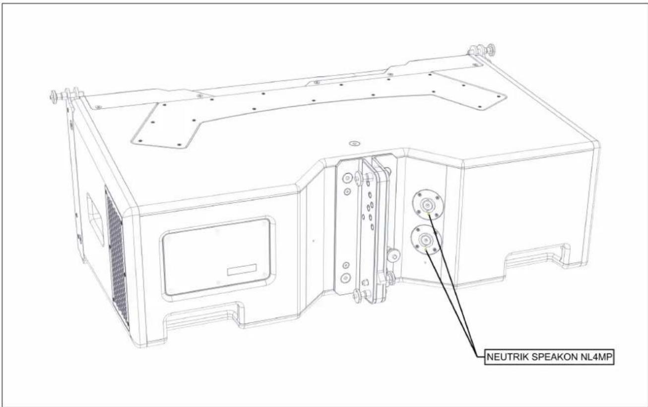 NEUTRIK SPEAKON NL4MP