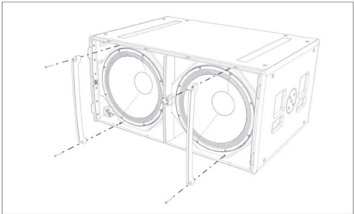 Martin Audio WPC - SX218 - Replacing a Drive Unit - 3