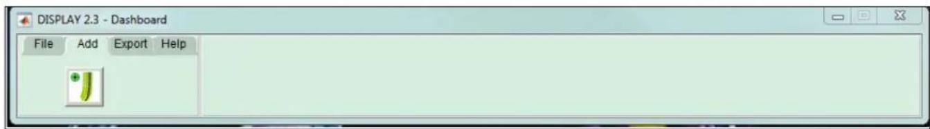 DISPLAY 2.3 - Dashboard File Add Export Help
