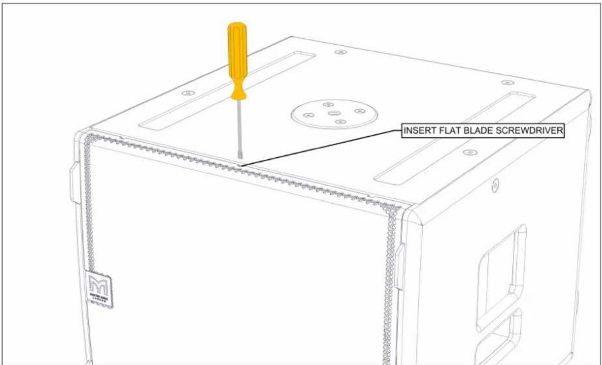 INSERT FLAT BLADE SCREWDRIVER