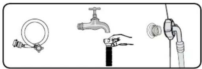 FAGOR 3FE-7414IT - Connect the water supply - 1