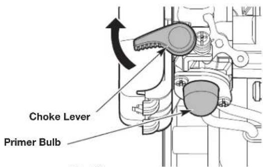 Choke Lever Primer Bulb