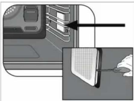 Defy DBO772 - If your oven is equipped with a square lamp: - 1