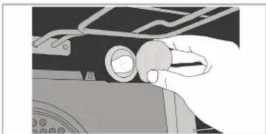 Defy DBO768 - If your oven is equipped with a round lamp: - 1