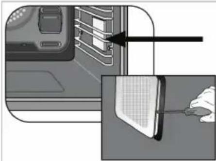 Defy DBO767 - If your oven is equipped with a square lamp: - 1