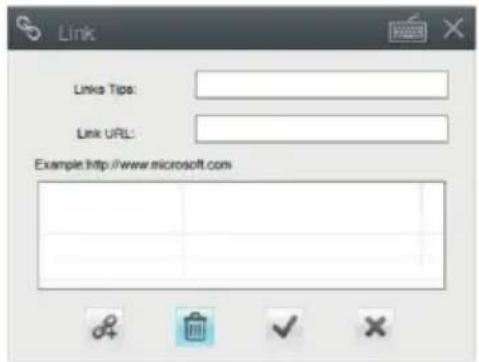 Link Links Tips: Link URL: Example: http://www.microsoft.com