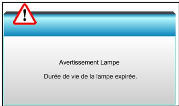 OPTOMA EH319UST - ❖ Avertissement de lampe : - 1