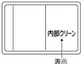 内部クリーン 表示