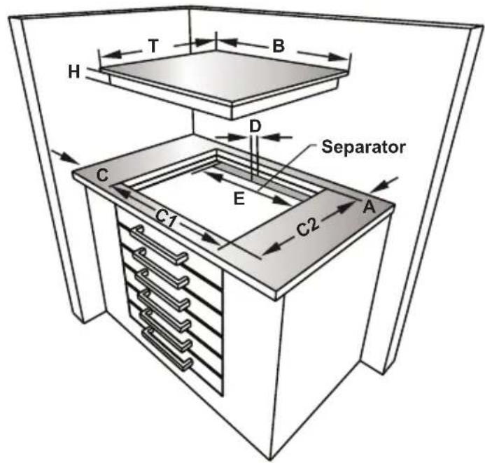 T B H D Separator C E C1 C2 A