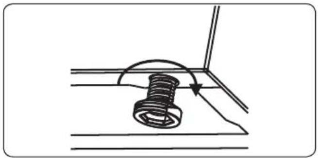 VOX CTR 6305 IX - Adjusting the feet - 1