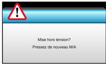 OPTOMA EH319USTi - Mise Hors tension du Projecteur - 1