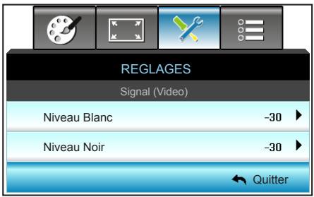 OPTOMA EH319USTi - REGLAGES | Signal (Video) - 1