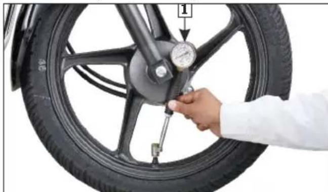 HERO Splendor+ Xtec (2022) - Air pressure - 1