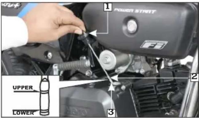 1 POWER START 2 3 UPPER LOWER