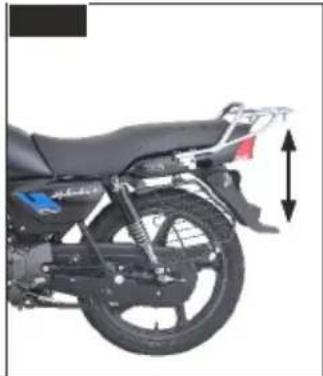 HERO Splendor+ Xtec (2022) - Front and rear suspension inspection - 2
