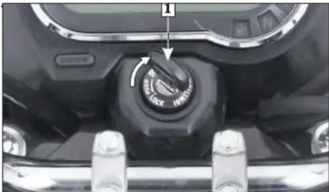 HERO Splendor+ Xtec (2022) - Steering lock - 1