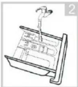 ASPES ALF2118IT - Limpieza del dispensador de detergente - 2