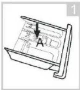 ASPES ALF2118IT - Limpieza del dispensador de detergente - 1