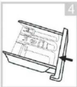 ASPES ALF2118IT - Limpieza del dispensador de detergente - 4