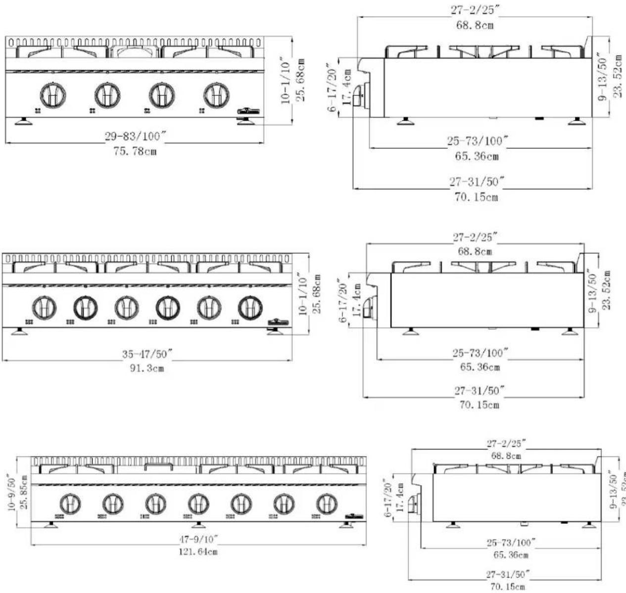 Thor TRH3006 - PRODUCT DIMENSION - 1