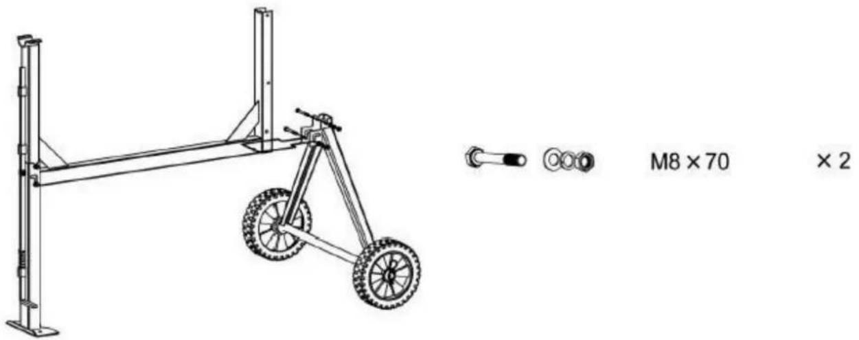 M8 × 70 × 2