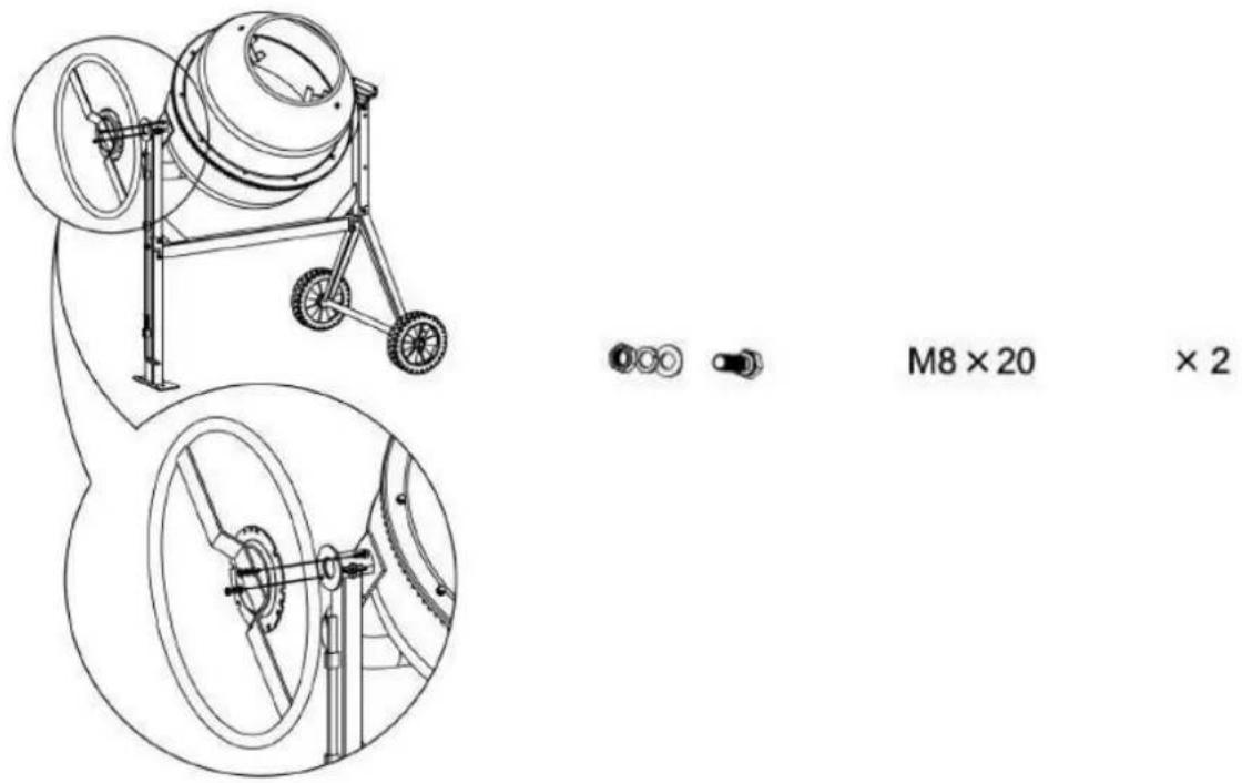 M8 × 20 × 2