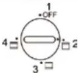 1 •OFF 4 • • 2 3 •