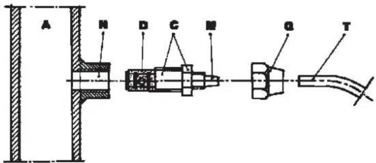 ASTRALPOOL 57155 - - SCHEMA DI MONTAGGIO VALVOLA DI INIEZIONE Fig. 9 - 1
