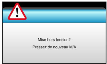 OPTOMA EH320USTi - Mise Hors tension du Projecteur - 1