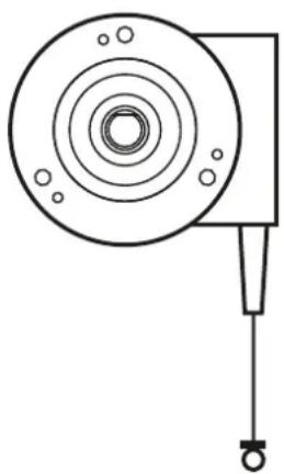 IFM E61439 - Installation of the draw-wire mechanism - 1