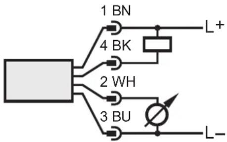 1 BN 4 BK 2 WH 3 BU L+ L-