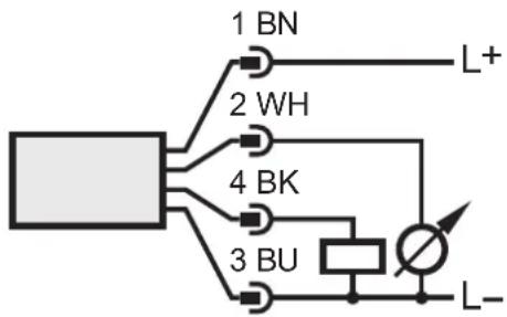 1 BN 2 WH 4 BK 3 BU L+ L-
