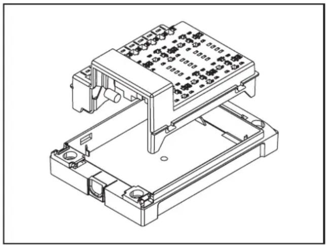 IFM EC0457 - Remove the wiring carrier from the base plate - 2