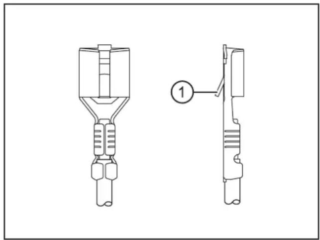 IFM EC0457 - Spade sockets - 1