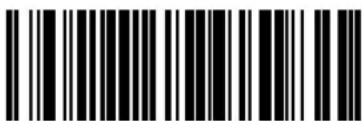 Black and white barcode image with vertical lines and dots