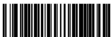 Black and white barcode image with vertical lines and a central dot