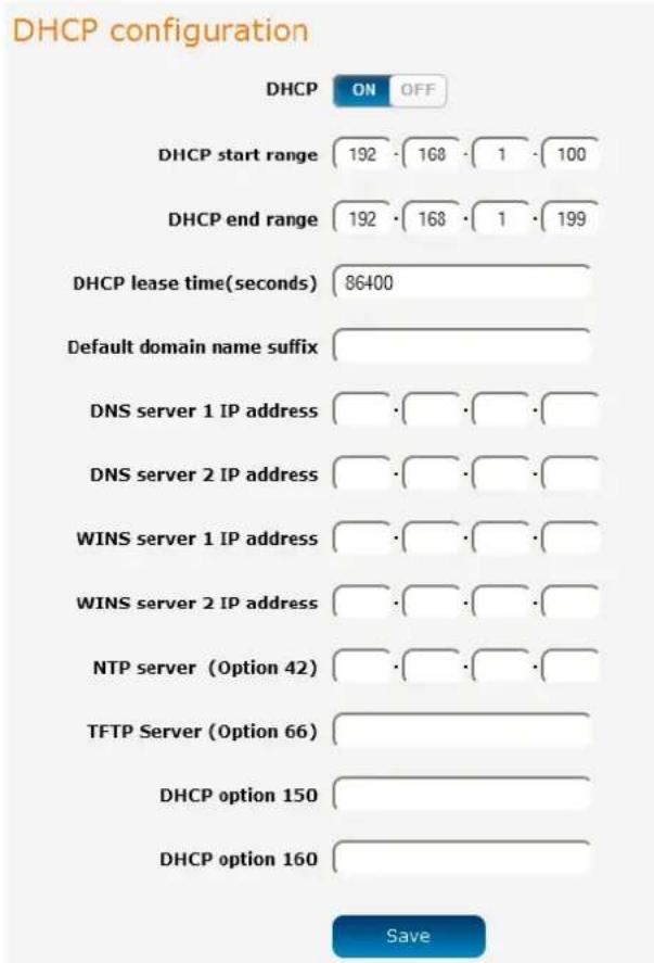 Netcomm NTC-140W-02 - DHCP configuration - 1