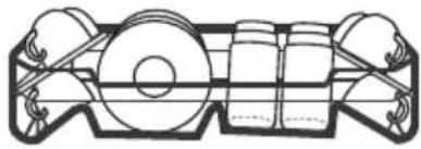 Bellini BDWM46X - Loading the upper basket - 1
