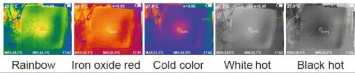Autel MaxiIRT IR100 - Color Palette Description - 1