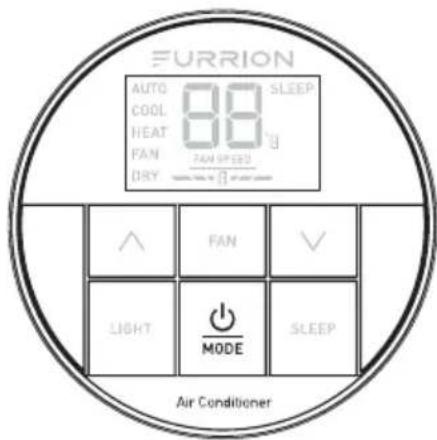 FURRION AUTO 88 SLEEP COOL HEAT FAN DRY FAN SPEED AIR Conditioner