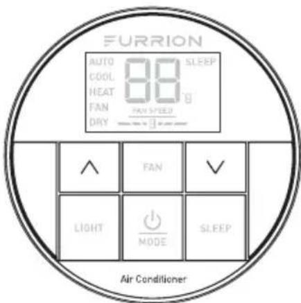 FURRION AUTO 88 SLEEP COOL HEAT FAN DRY FAN SPEED AIR Conditioner