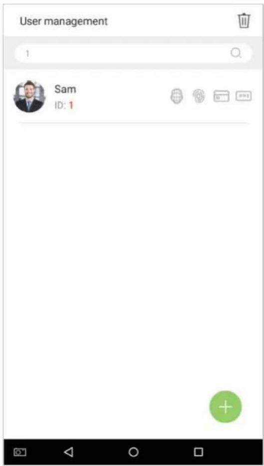 User management 1 Sam ID: 1