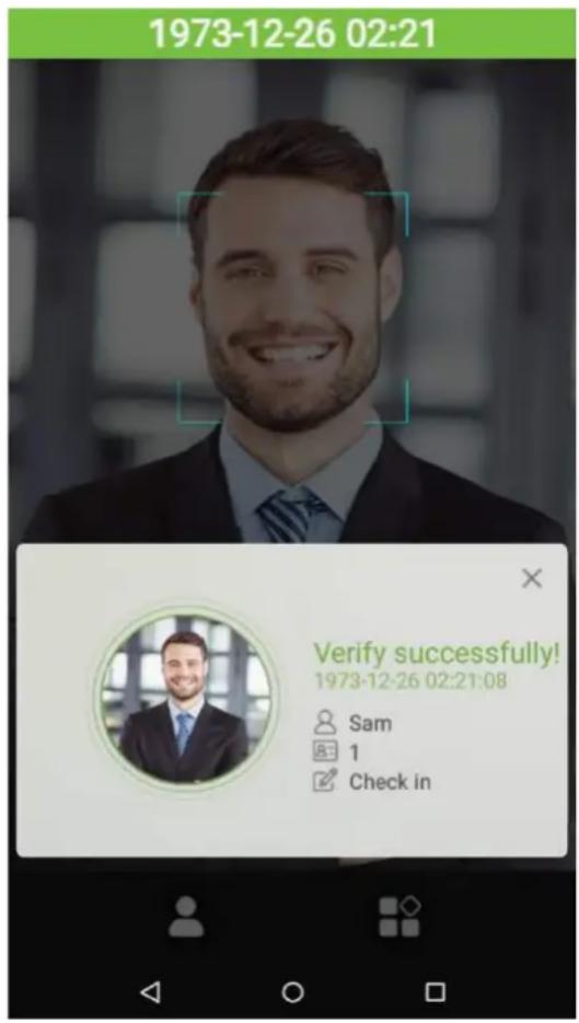 1973-12-26 02:21 Verify successfully! 1973-12-26 02:21:08 Sam 1 Check in