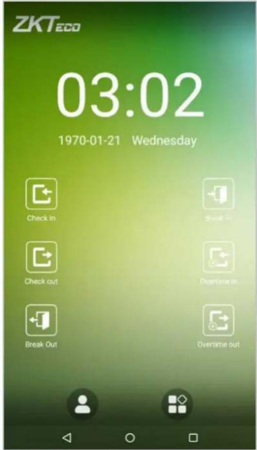 ZKTECO 03:02 1970-01-21 Wednesday Check in Check out Break Out Swell In Overtake In Overtime In Overtime Out