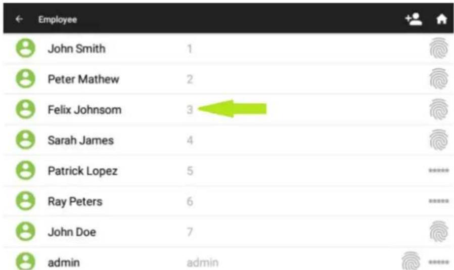 ← Employee John Smith 1 Peter Mathew 2 Felix Johnsom 3 Sarah James 4 Patrick Lopez 5 Ray Peters 6 John Doe 7 admin admin