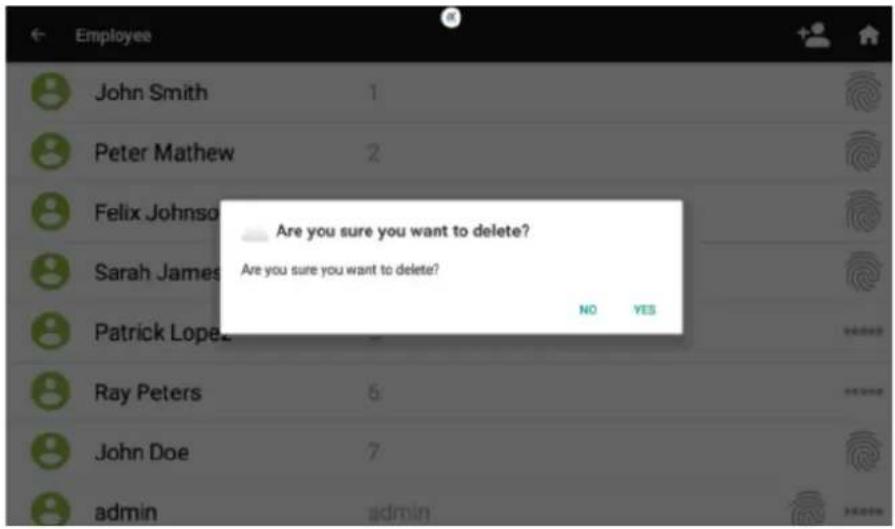 Are you sure you want to delete? Are you sure you want to delete? NO YES
