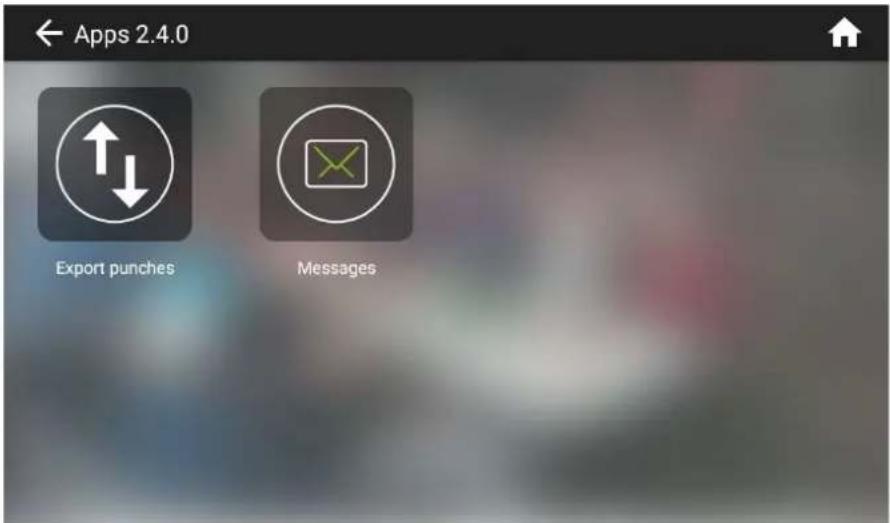Apps 2.4.0 Export punches Messages