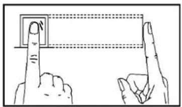 ZKTeco ZPad Plus RFID - Finger Placement - 1